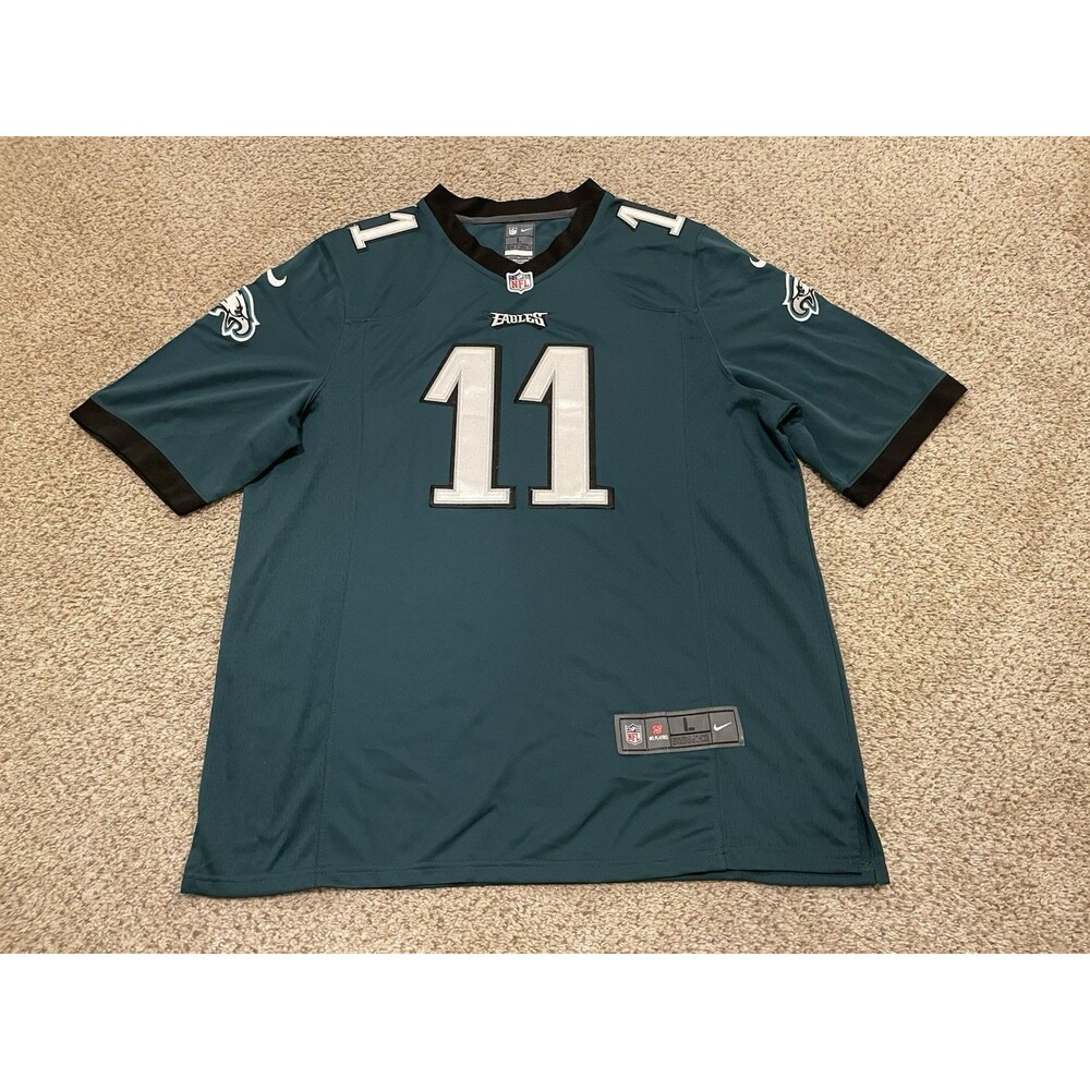 Philadelphia Eagles Jersey Men Size Large #11 Carson Wentz Football NFL Nike